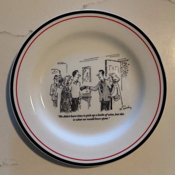 Restoration Hardware The New Yorker 2004 Porcelain Cheese Set of 6 Original Box - Picture 4 of 16